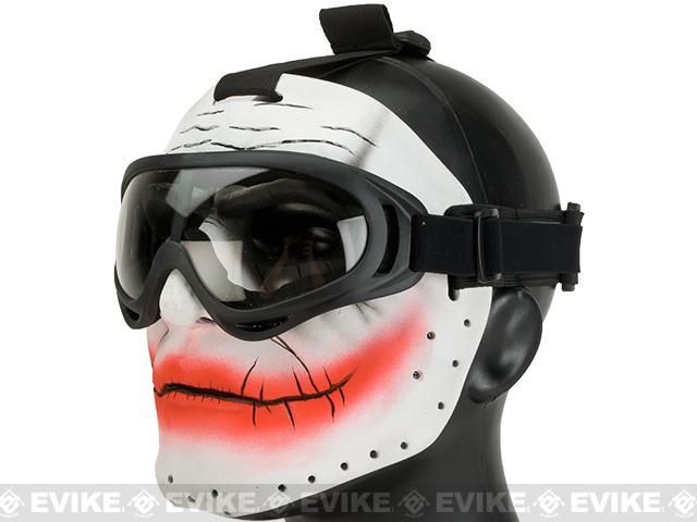 Matrix "Insane Clown" Custom Fiberglass Mask and Goggle Tactical Gear/Apparel, Full Face Masks - Evike.com Superstore