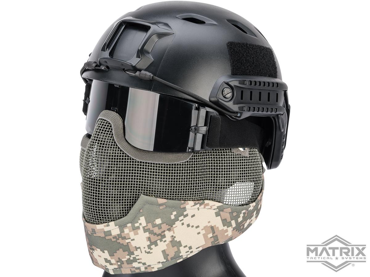 Matrix Iron Face Carbon Steel Striker Gen2 Metal Mesh Lower Half Mask (Color: ACU)