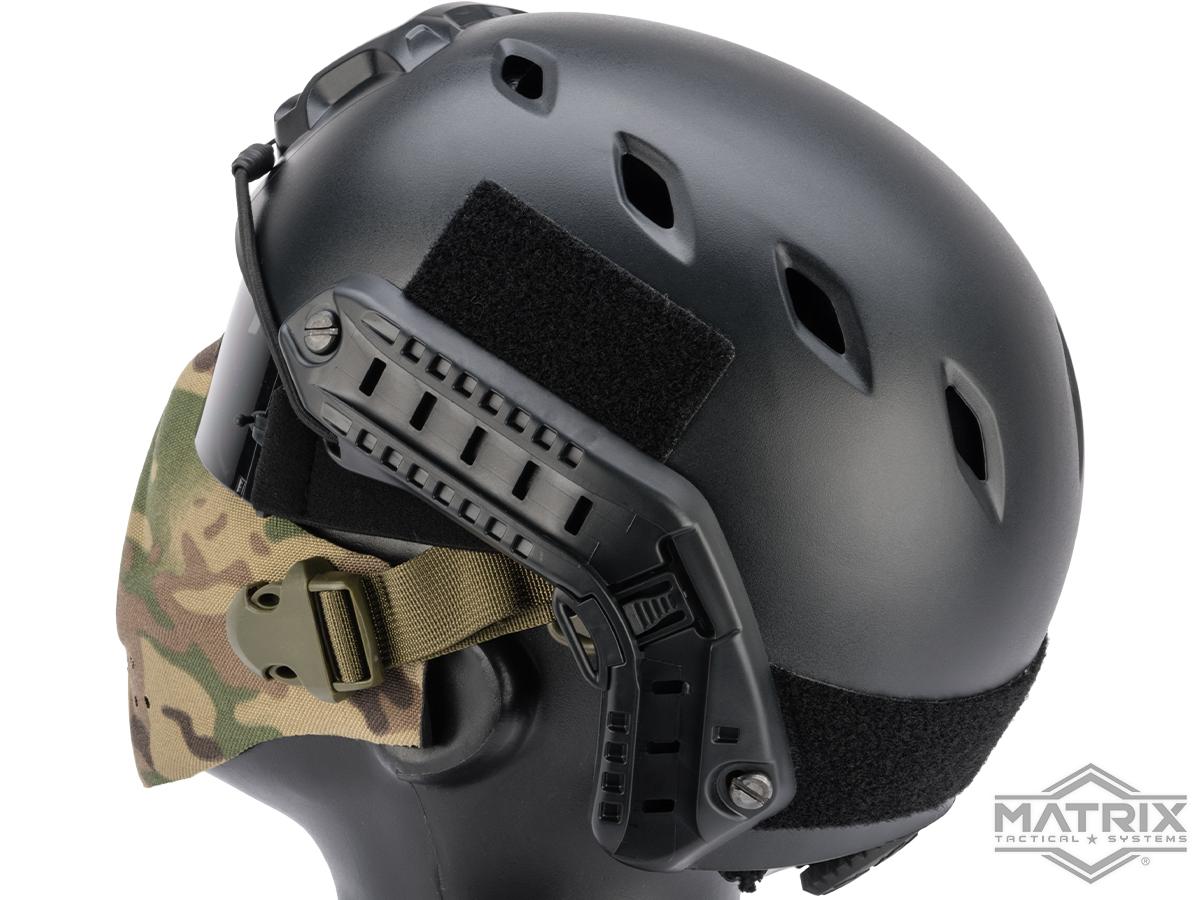 Matrix High Speed Lightweight Half Face Mask (Color: Camo), Tactical ...