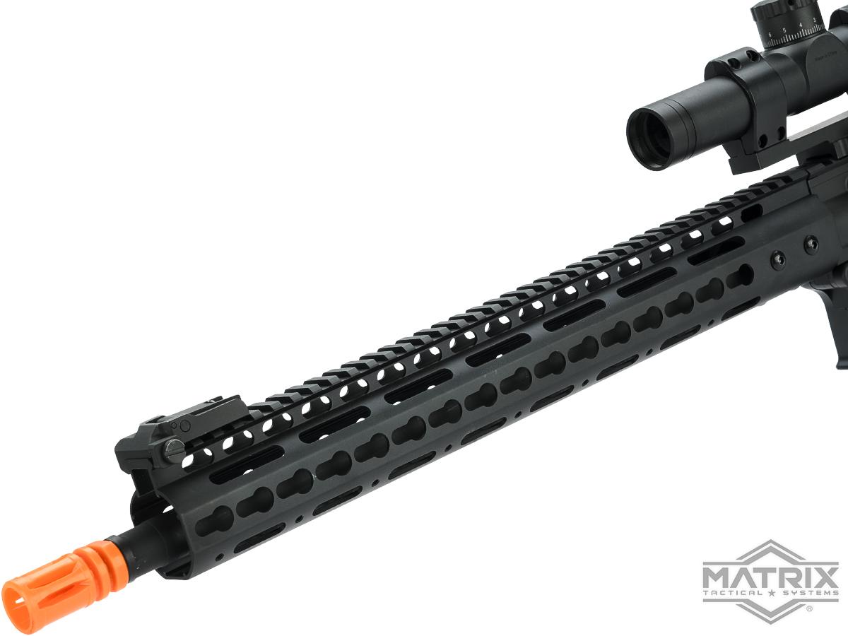 Matrix Spr 15 M4 Airsoft Aeg Rilfe With Retractable Stock Version Mlok Handguard Airsoft 3589