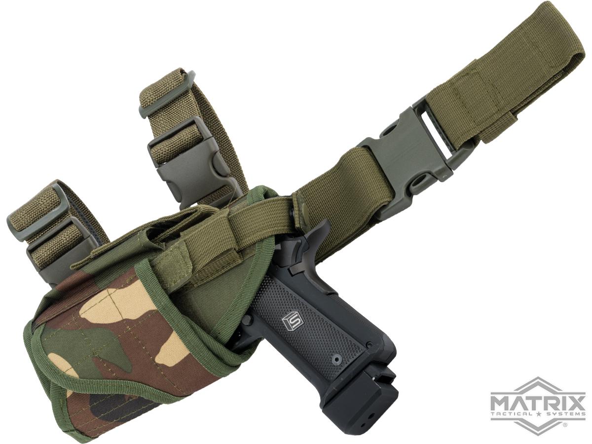 Universal Tactical Drop Leg Thigh Holster Waist Bag Pistol Belt