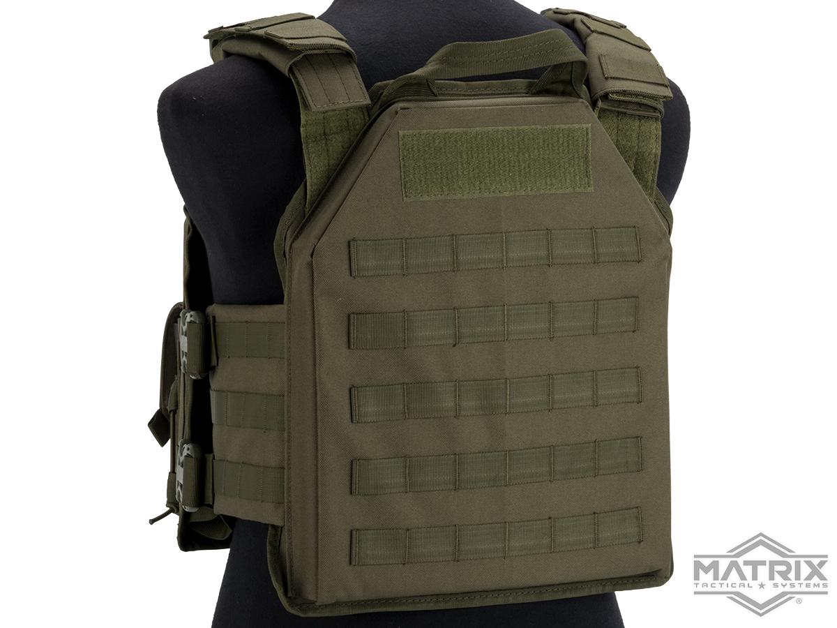 Matrix MTS SOE Light Plate Carrier Vest (Color: OD Green), Tactical ...