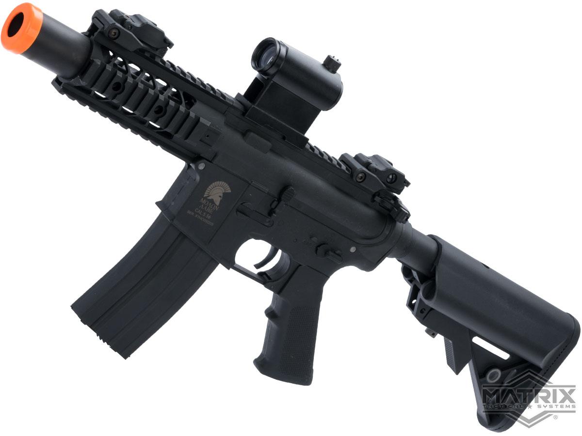 Matrix / S&T Sportsline M4 RIS Airsoft AEG Rifle w/ G3 Micro-Switch Gearbox (Model: Black Stubby 5)