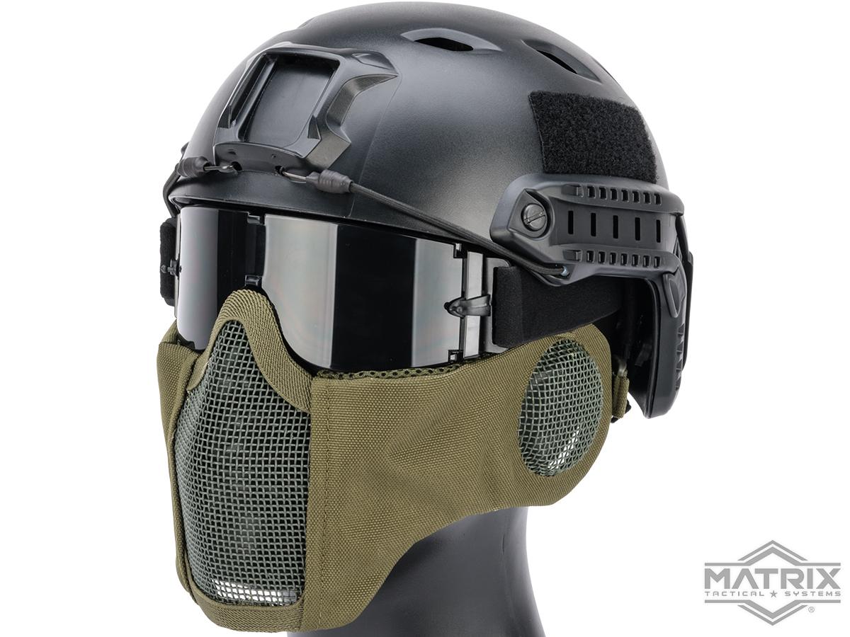 Purchase the ASG Metal Mesh Mask with Cheek Protection black by