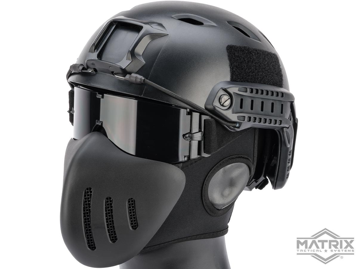 Matrix Knight Half Mask (Color: Black)