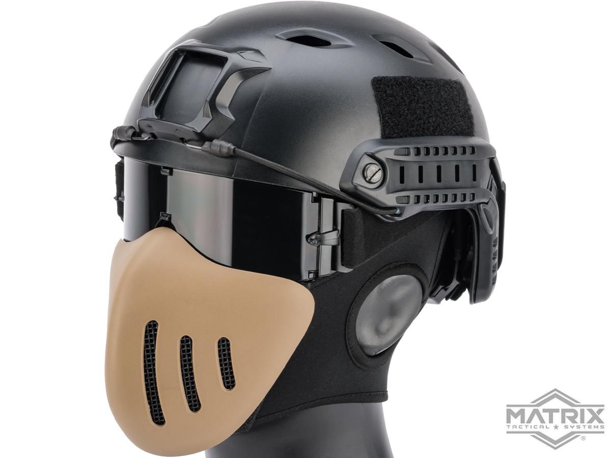 Matrix Knight Half Mask (Color: Tan)