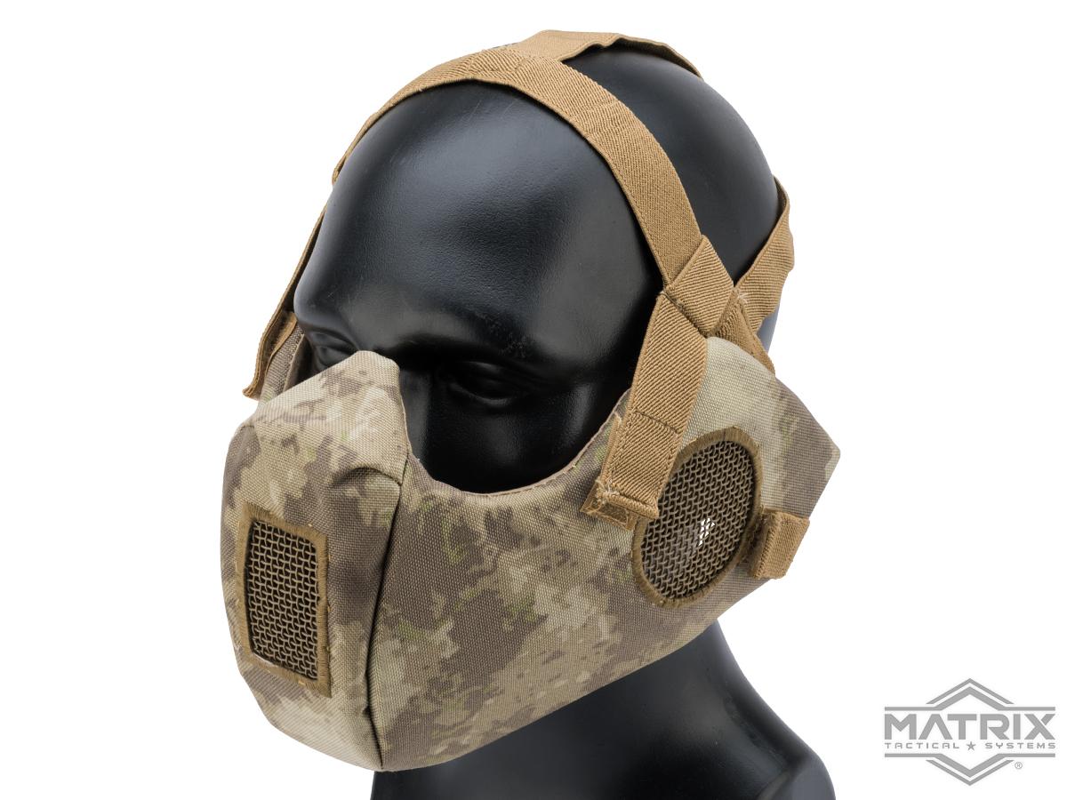 Matrix V5 Conquerors Mask Half Face Mask w/ Ear Protection (Color: Arid Camo)