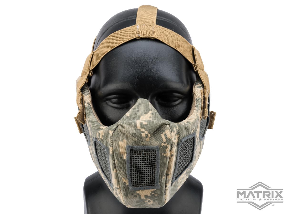 Matrix V5 Conquerors Mask Half Face Mask w/ Ear Protection and ...