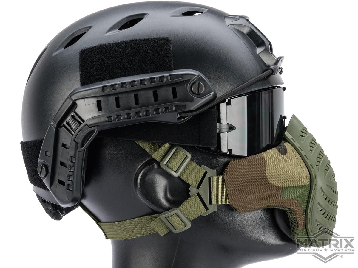 Matrix Low Profile Tactical Padded Lower Half Face Mask (Color ...