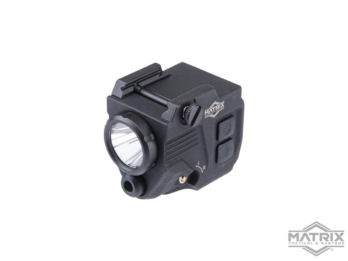 Matrix 420 Lumen Weapon Mount Combat Flashlight w/ Red Laser