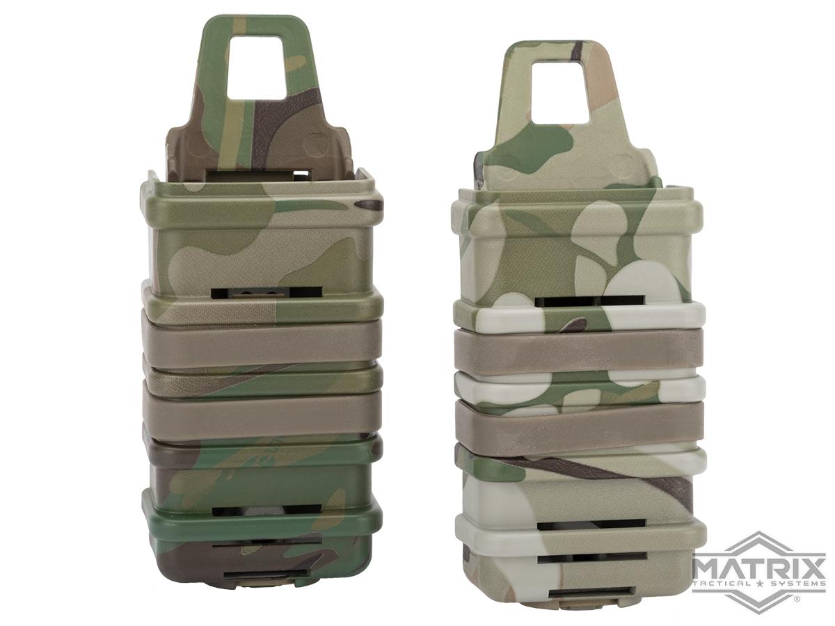 Fast Hard Shell Magazine Holsters Set of 2 for MP7 MP5 Pistol SMG (Color: Camo)