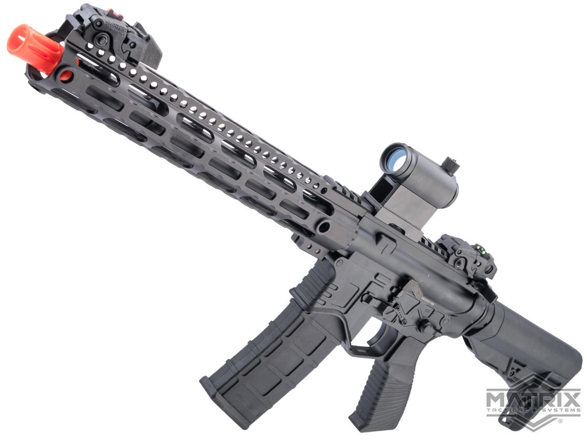 Matrix IMF MC65 Series M4 Gas Blowback Airsoft Rifle by Golden Eagle (Model: 12.5 M-LOK / Black)