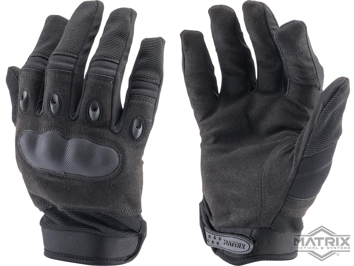 Matrix Sentinel Hard Knuckle Tactical Gloves (Color: Black / X-Small)