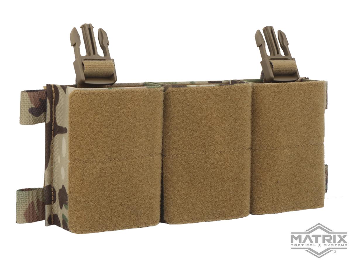 Matrix Dual Purpose Triple Magazine Panel for 7.62 Style Airsoft Magazines (Color: Multicam)