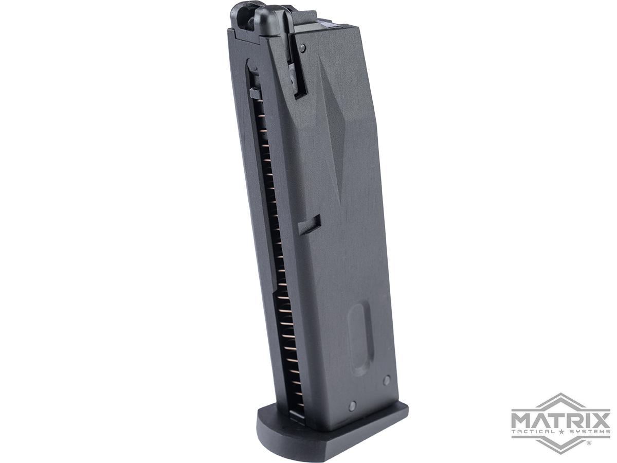 Matrix 26rd Magazine for Poseidon M9 Series Gas Blowback Airsoft Pistols (Color: Black)