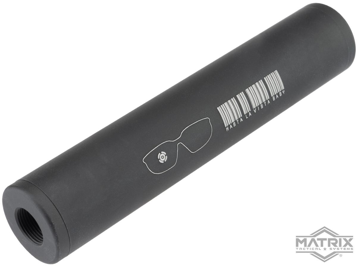 Matrix Airsoft Mock Silencer / Barrel Extension (Model: Hasta La Vista Baby / 150mm)