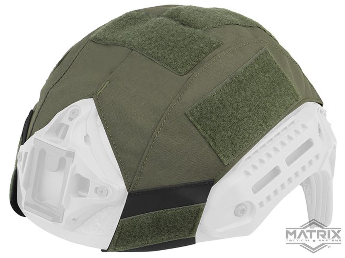 Matrix Assault Helmet Cover for M-TEK FLUX Series Helmets (Color: Ranger Green)