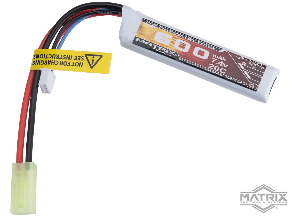 11.1V 600 mAH 20C PDW Stick LiPo Battery for Airsoft - ModernAirsoft