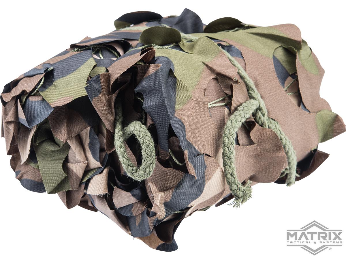 Matrix Tactical Milsim Camouflage Netting (Color: Woodland / 4.5' x 6')