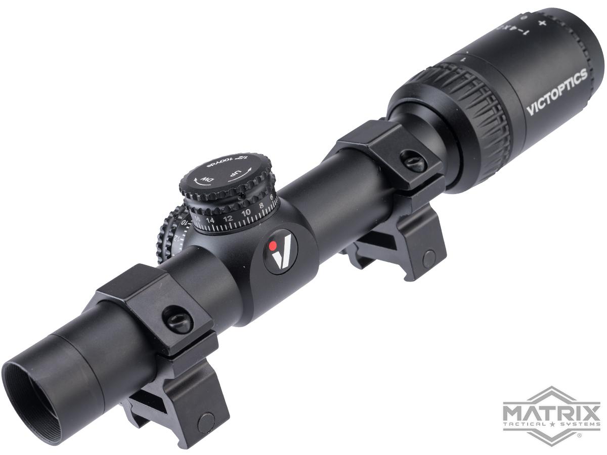 Matrix X4 1-4x20 Variable Second Focal Plane Tactical Scope w/ HIgh 1.20 Mounting Rings by Vector Optics