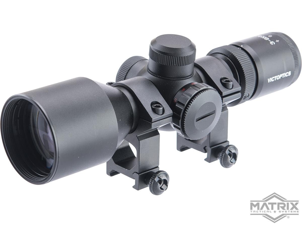 Matrix B3 3-9x40 Illuminated Scope w/ Mounting Rings by Vector