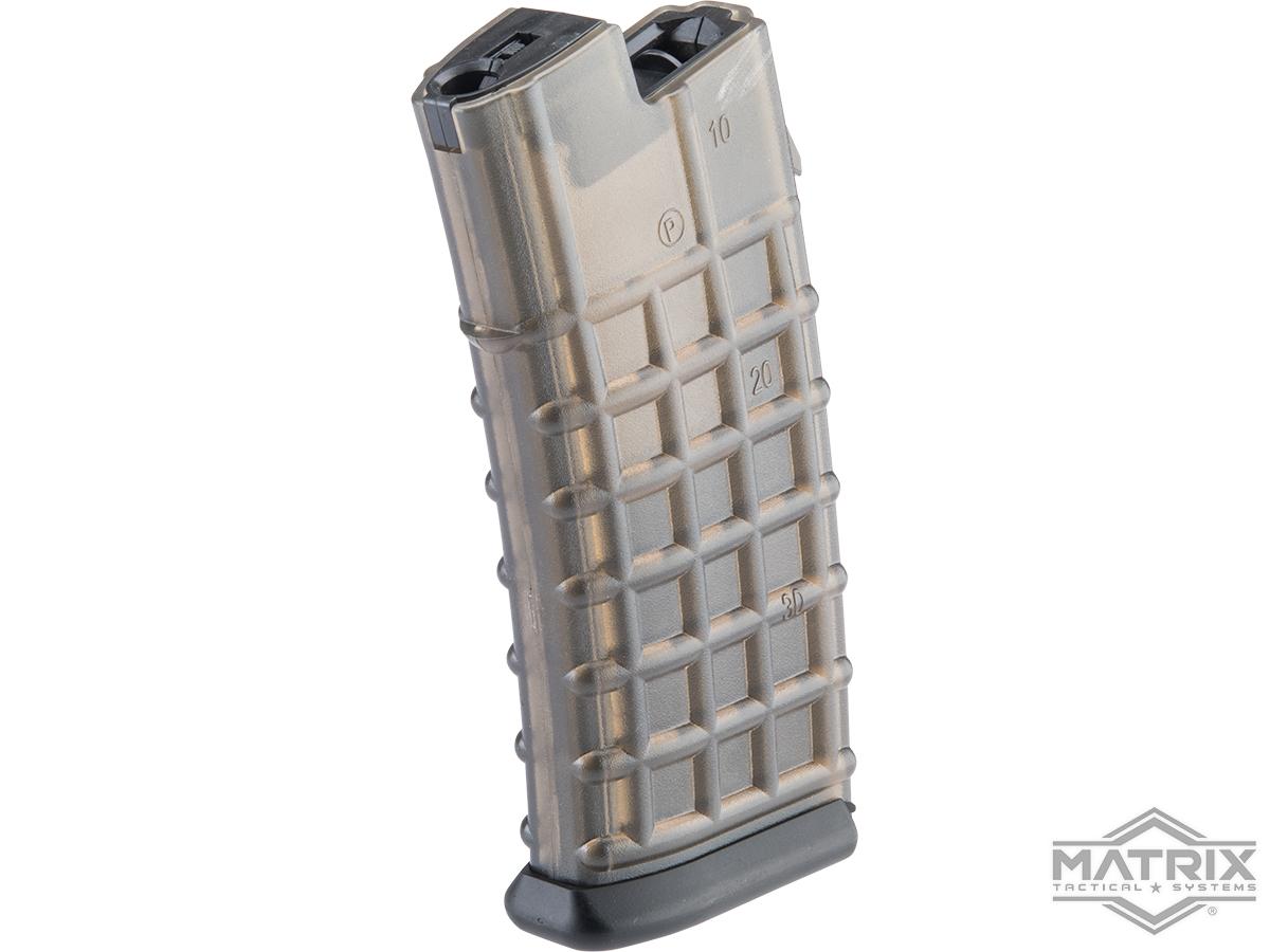 Matrix Waffle Style Magazine for Aug Series AEG Airsoft Rifles (Color: Black / 350 Rounds)