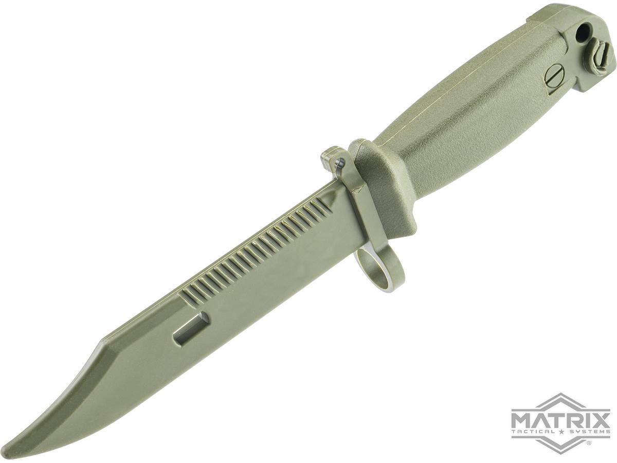 Matrix Bayonet for AK Series Airsoft Rifles (Color: OD Green)