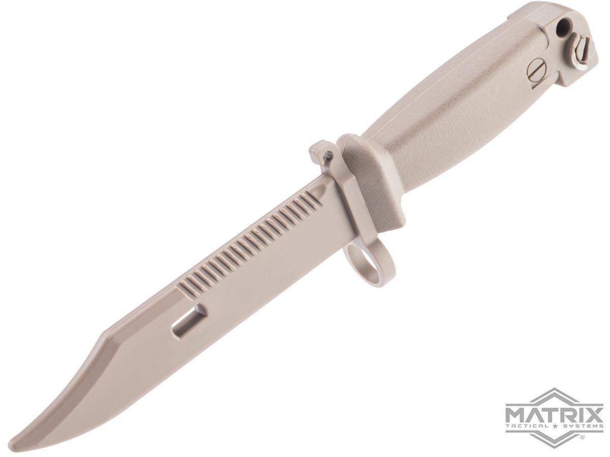 Matrix Bayonet for AK Series Airsoft Rifles (Color: Tan)