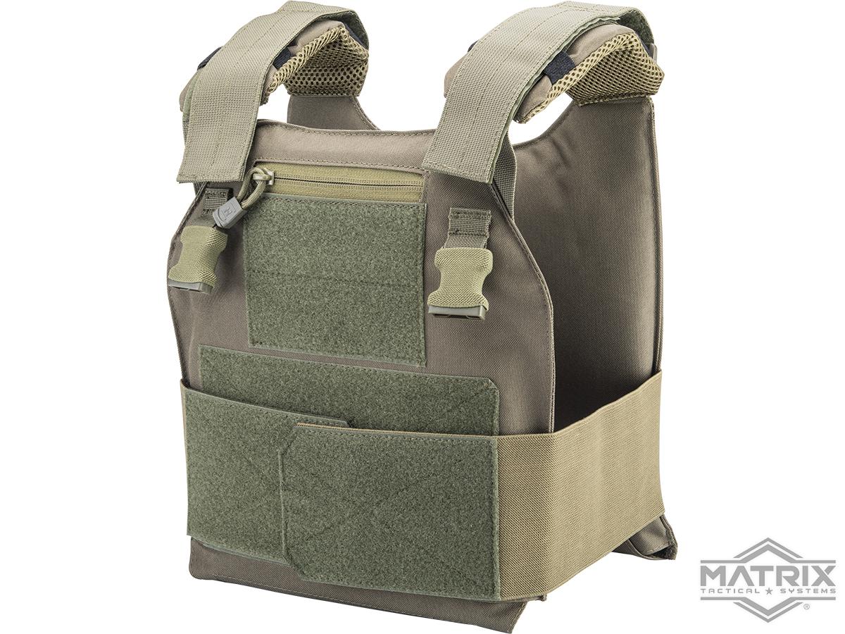 Matrix Low-Profile Placard-Ready Plate Carrier (Color: Ranger Green)