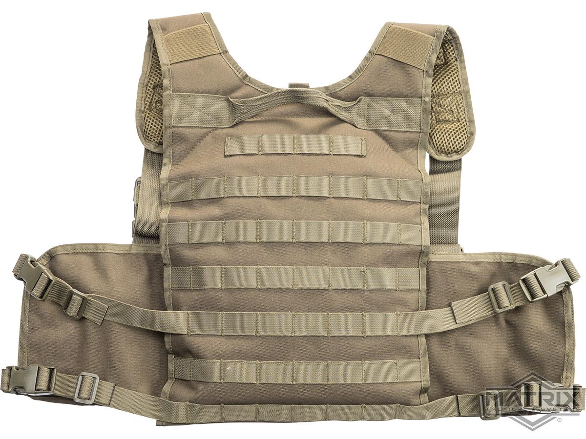 Matrix Modular MOLLE Chest Rig / Plate Carrier w/ Integrated Mag ...