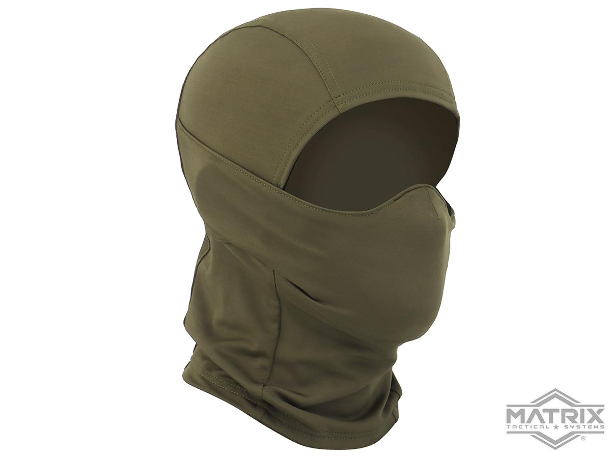 Matrix Ninja Face Mask w/ Internal Lower Face Guard (Color: OD Green)