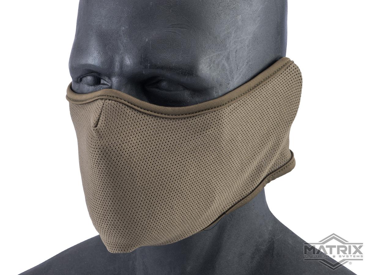 Matrix Cuirass Face Guard w/ Mesh Mouth Protector (Color: OD Green / Medium)