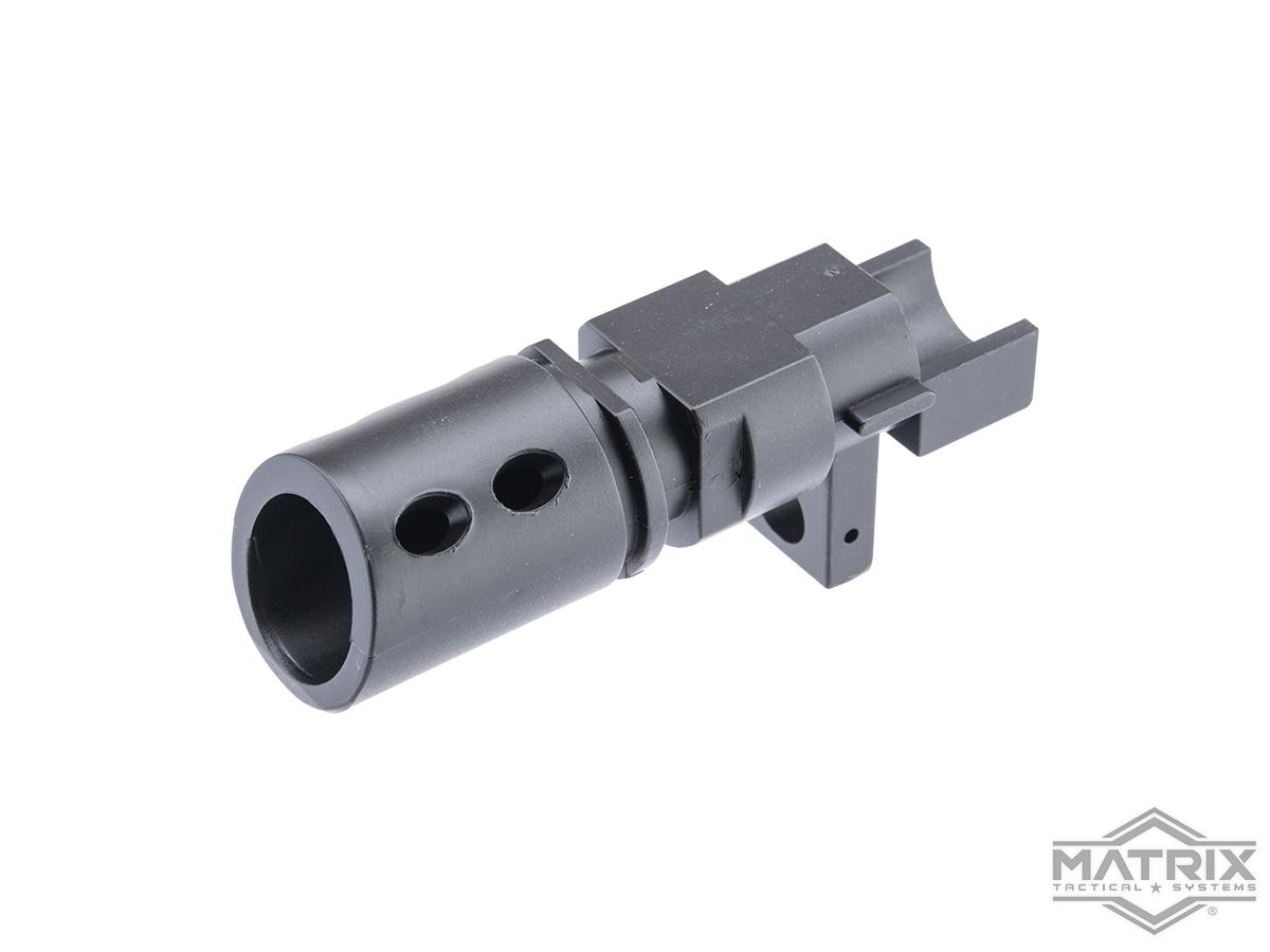 Matrix P90 Style Flash Hider for Airsoft Rifles