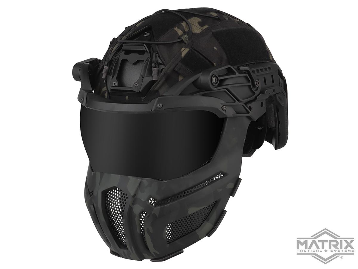 Matrix Vanguard Detachable Full Face Helmet System (Color: Multicam Black)