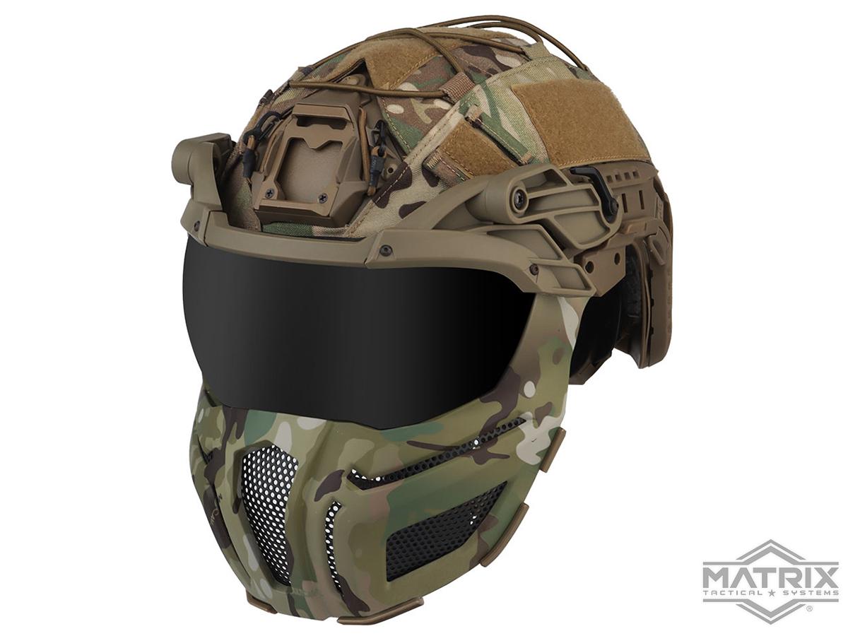 Matrix Vanguard Detachable Full Face Helmet System (Color: Multicam)