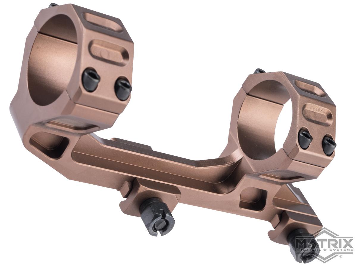 Matrix One Piece Cantilever Double Scope Rings Mount (Color: Dark Earth ...