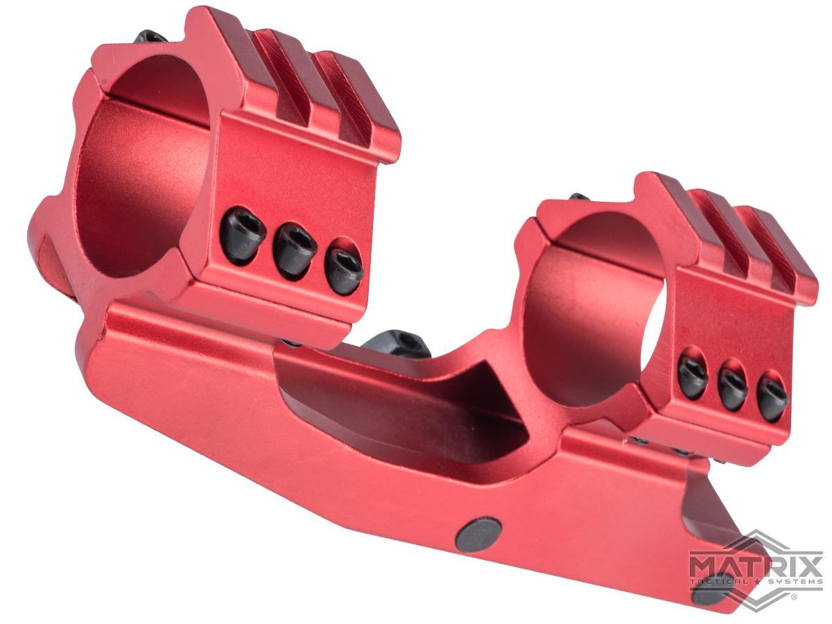 Matrix One Piece Cantilever Scope Rings Mount w/ Picatinny Rails (Color: Red)