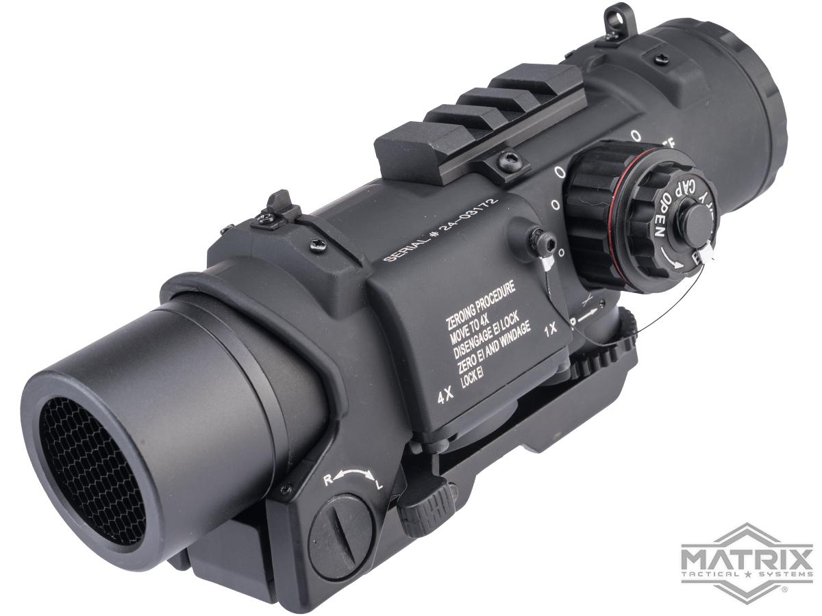 Matrix GDR Optical Sight w/ Illuminated Red/Green Dot (Model: 1x-4x Magnification)