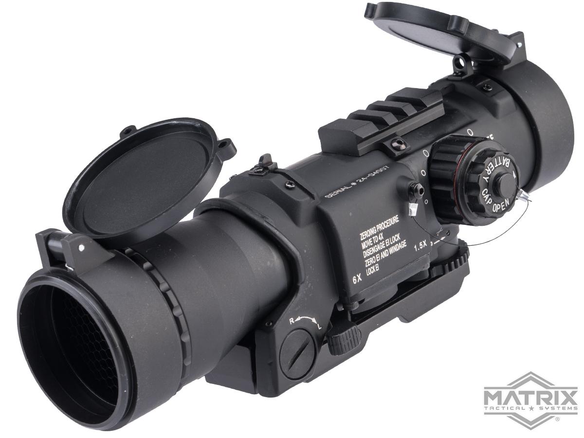 Matrix GDR Optical Sight w/ Illuminated Red/Green Dot (Model: 1.5x - 6x Magnification)