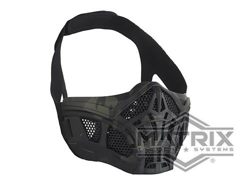 Matrix Scorpion Lower Face Protection Mesh and Rubber Half Mask (Color: Multicam Black)