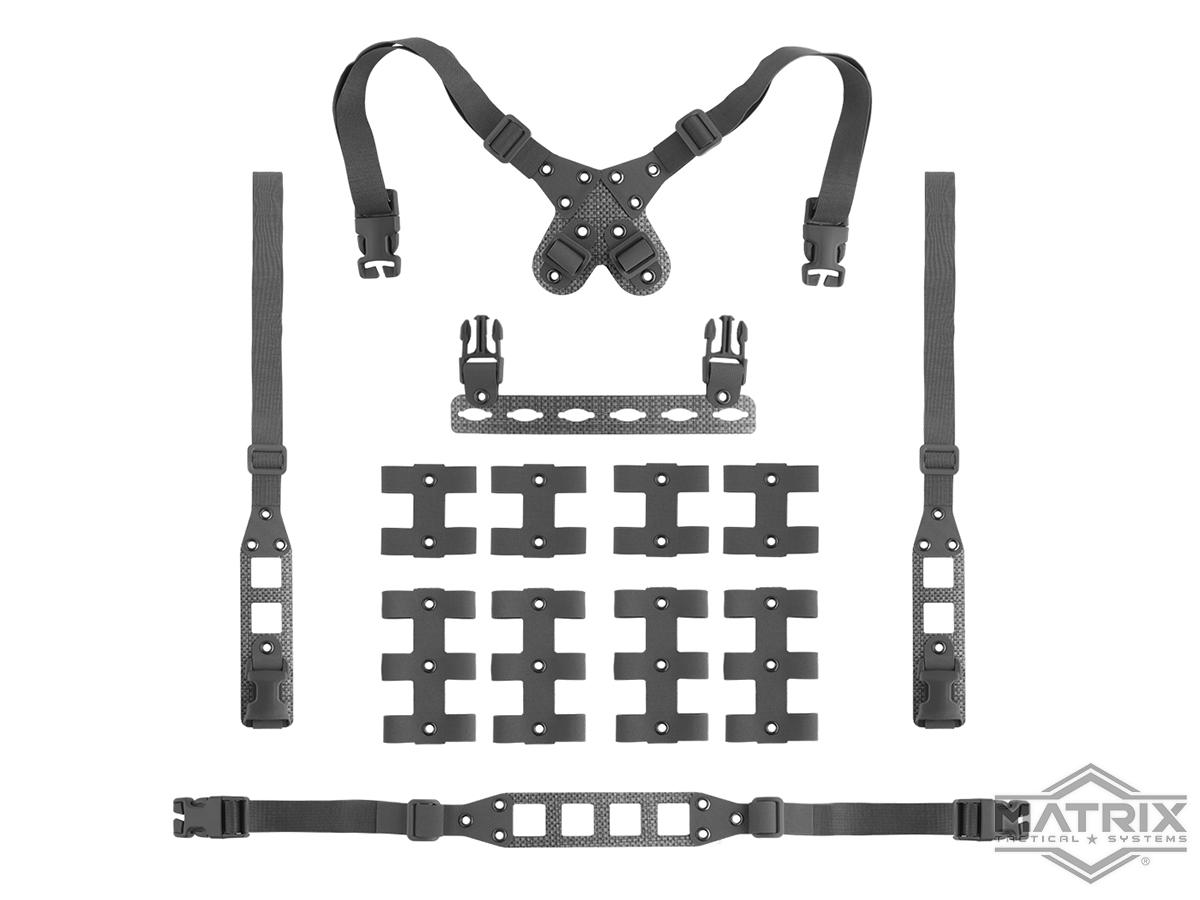 Matrix Modular Laser Cut Tactical Chest Rig (Color: Wolf Grey)