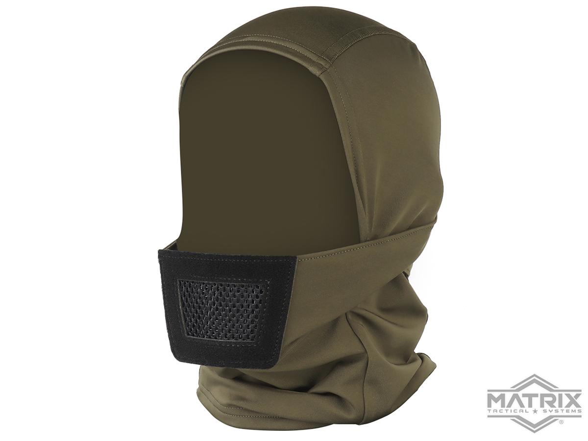 Matrix Knight Balaclava Headgear w/ Mesh Mouth Protector (Color: OD Green)