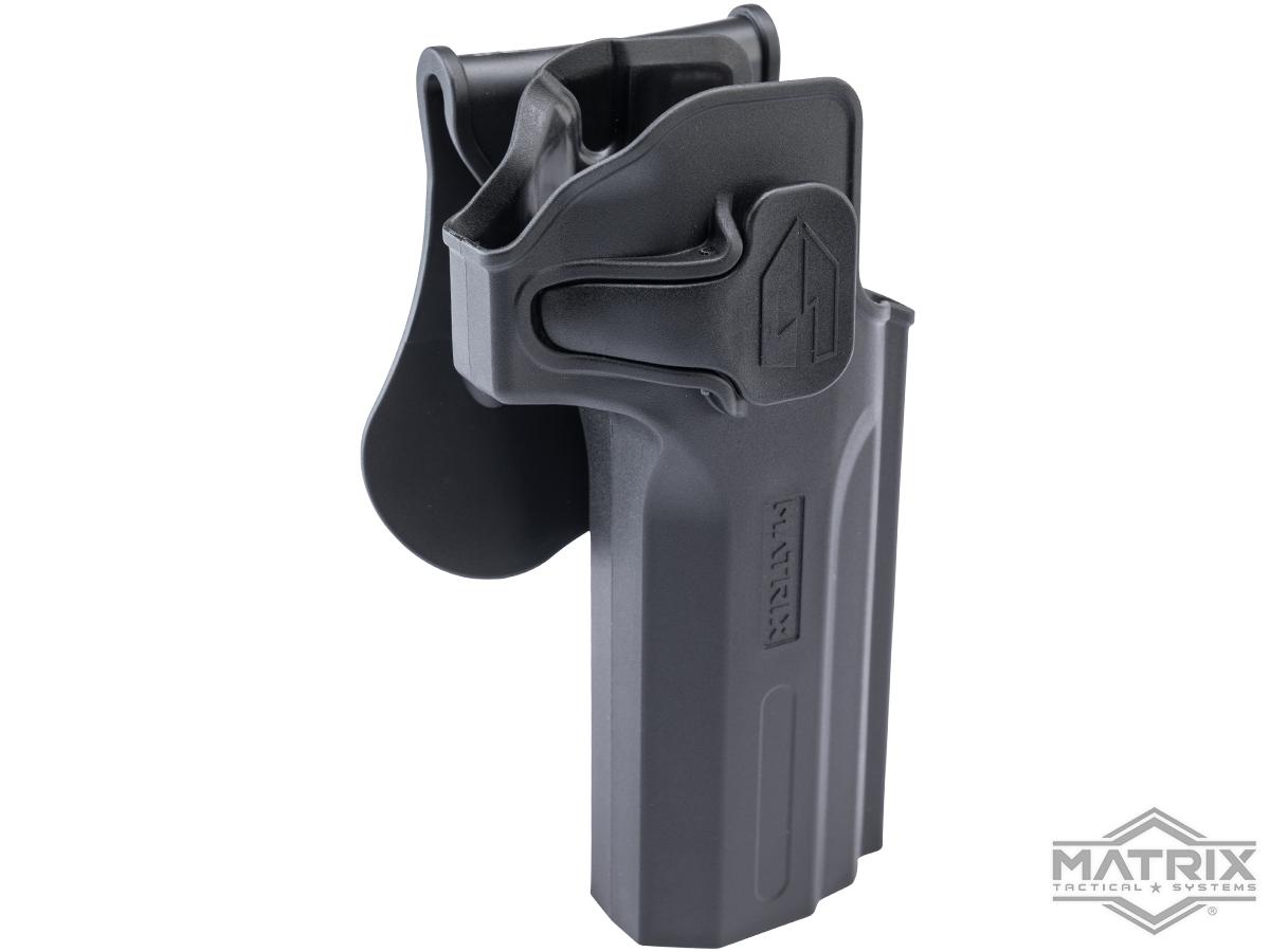 Matrix Hardshell Adjustable Holster for Desert Eagle Airsoft Pistols (Model: Paddle / Right Hand)