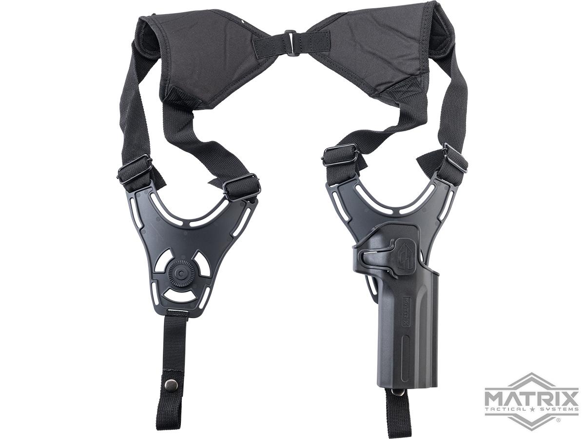 Matrix Hardshell Adjustable Holster for Desert Eagle Airsoft Pistols (Model: Shoulder Harness / Right Hand)