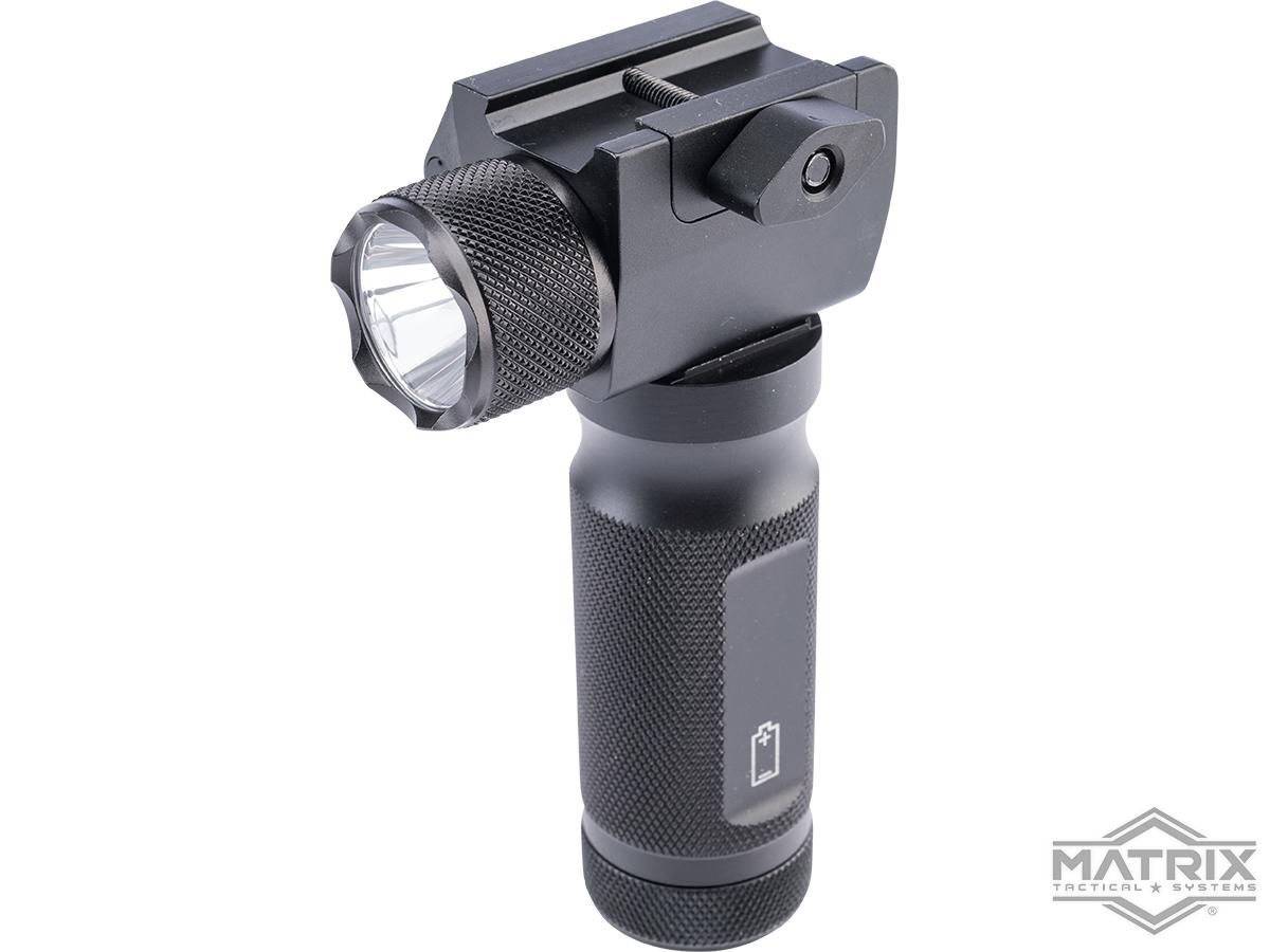 Matrix Pyroblast 500 Lumen Weapon Light Tactical Vertical Grip (Model: Light With Red Laser)