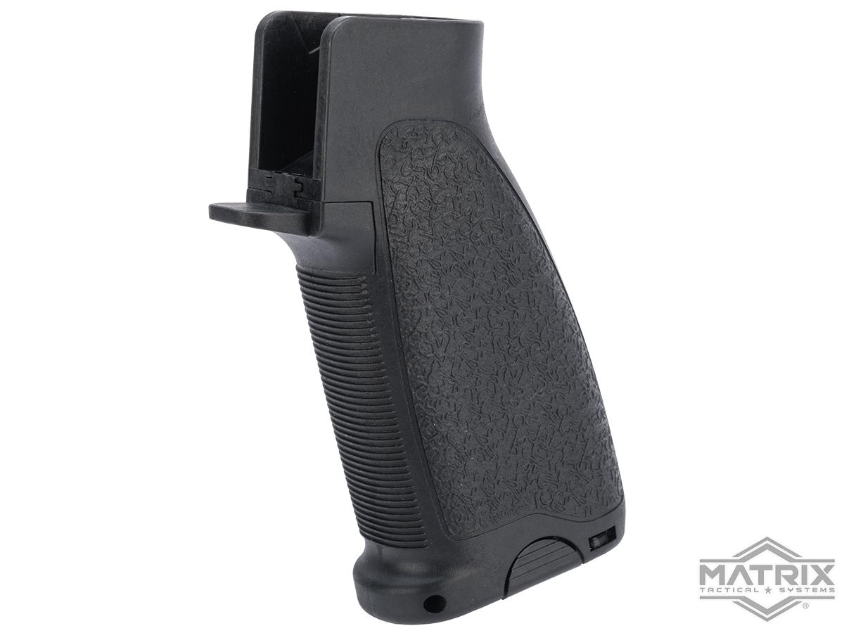 Matrix Ergonomic Combat Grip Type B for M4 Series Airsoft GBB Rifles (Color: Black)