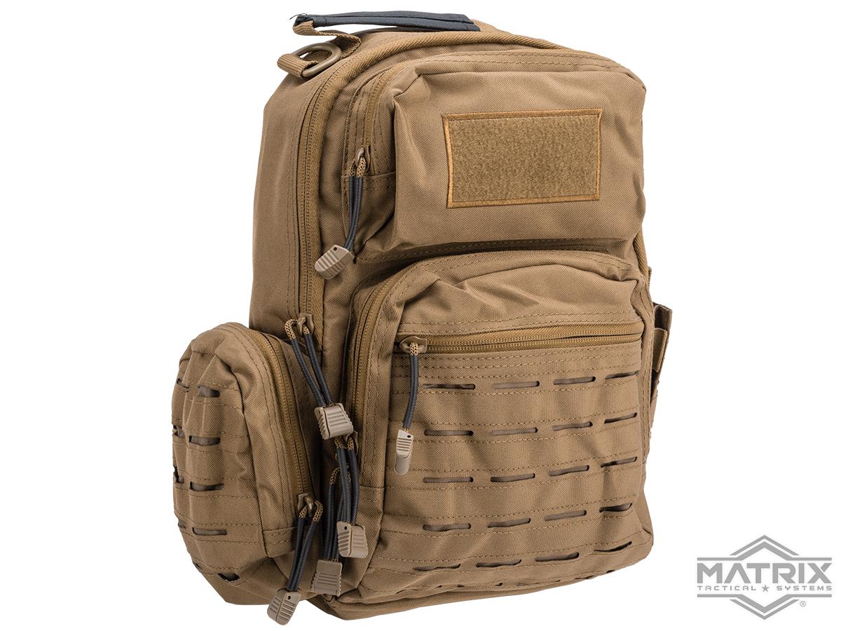 Matrix Tactical Laser Cut Shoulder Bag (Color: Coyote Brown)