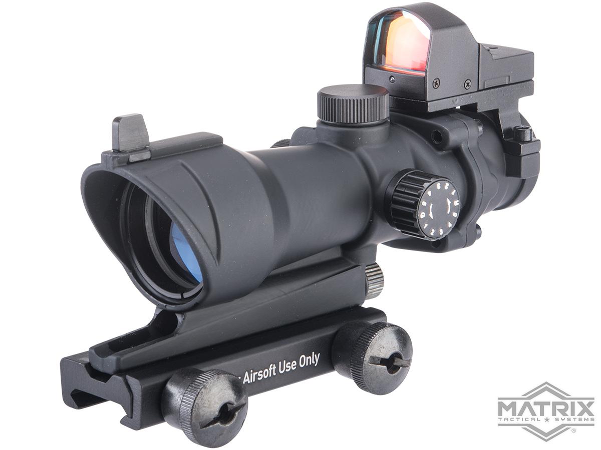 Element 4x32 Magnified Scope w/ Illuminated Reticle & Red Dot 