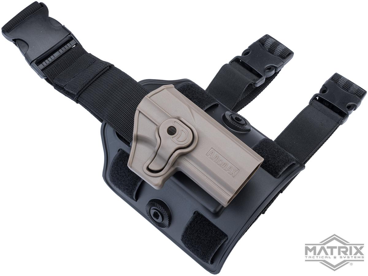 Matrix Hardshell Adjustable Holster for P320 Carry Series Pistols (Type: Flat Dark Earth / Drop Leg)