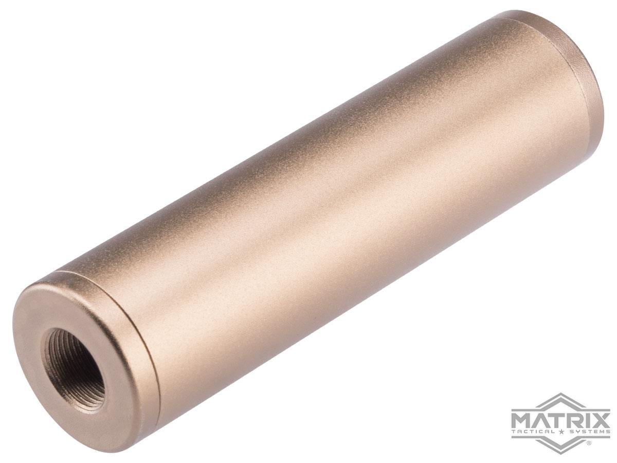 Matrix Airsoft Mock Silencer / Barrel Extension (Model: Blank / Tan / 110mm)